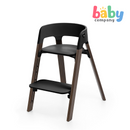 (PRE-ORDER) Stokke Steps High Chair - Black /  Warm Brown