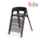 (PRE-ORDER) Stokke Steps High Chair - Black /  Warm Brown