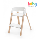 (PRE-ORDER) Stokke Steps High Chair - White / Natural