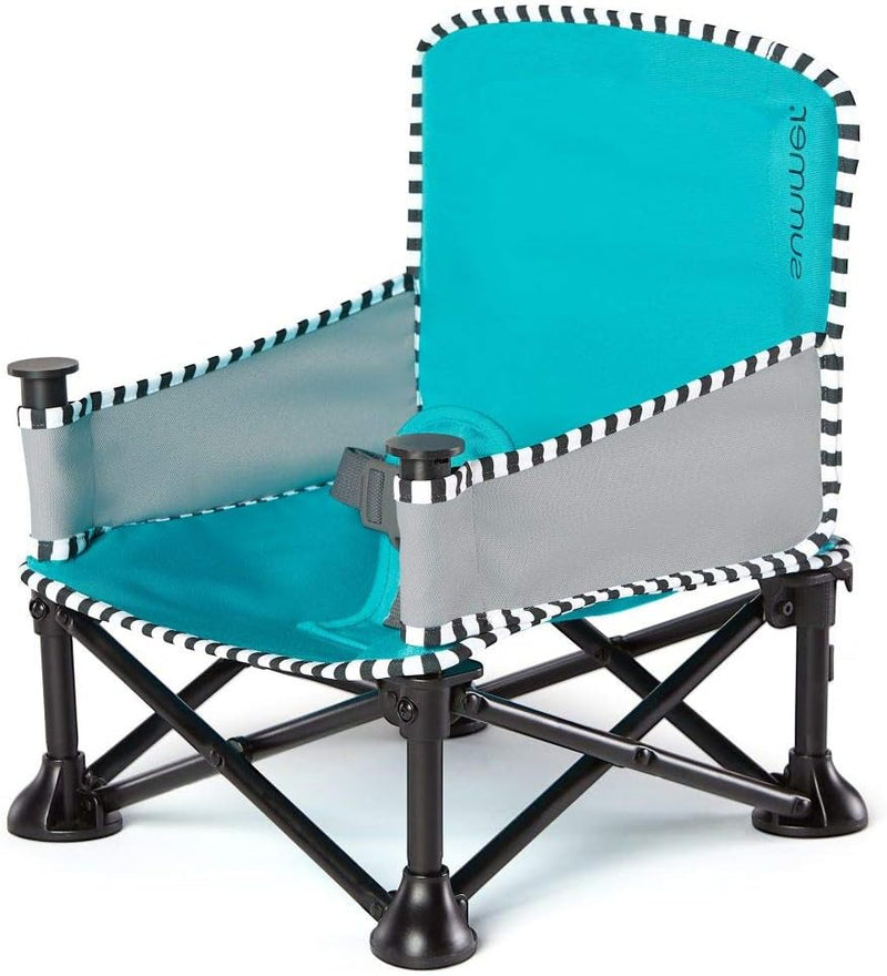 Summer Pop N Sit Booster Seat, Aqua Stripe