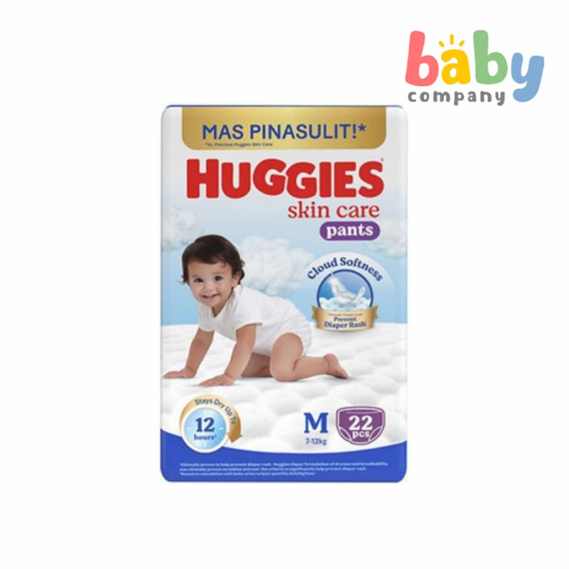 Huggies Dry Pants Skin Care Diaper - Medium, 22 pcs