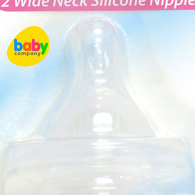 Nurture 2pcs Wide Neck Nipples - X-Cut