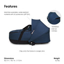 Babyzen YOYO 0+ Bassinet - Navy Blue