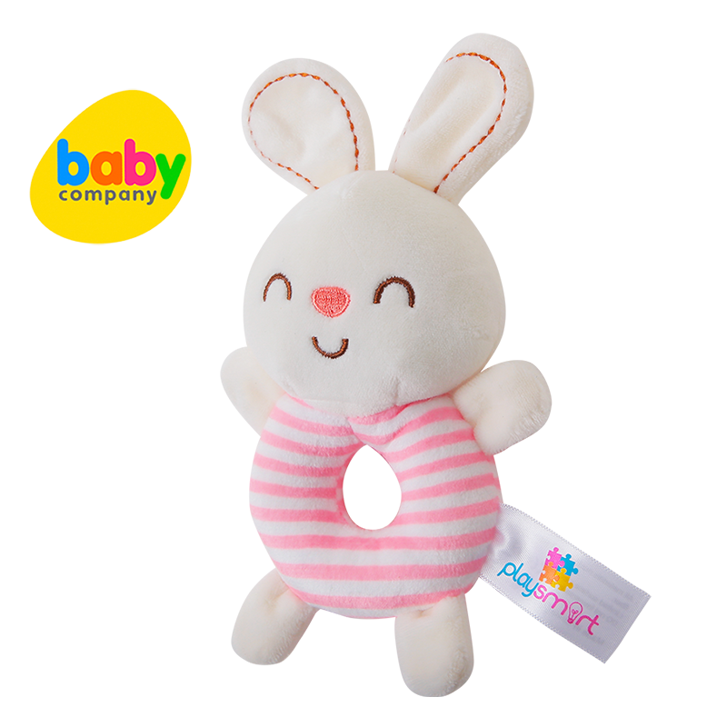 Playsmart Squeaker & Rattle Toy - Bunny