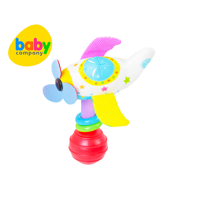 Playsmart Rattle & Pull Hanging Toy, Pack of 2 - Airplane