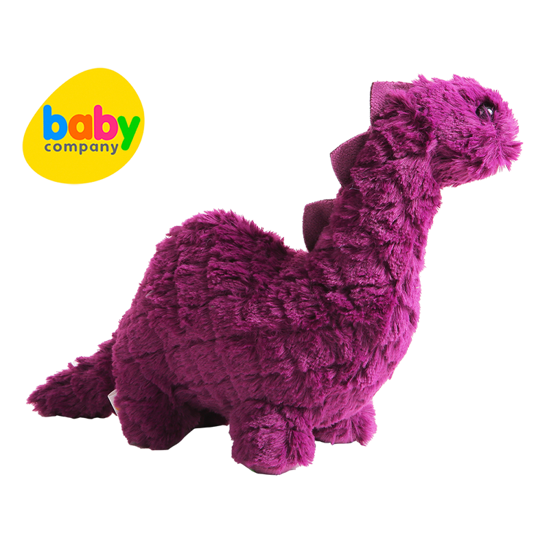 Baby Company Dinosaur Plush Toy - Purple Brachiosaurus