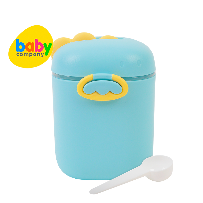 Mom & Baby Milk Powder Container with Scoop - Blue