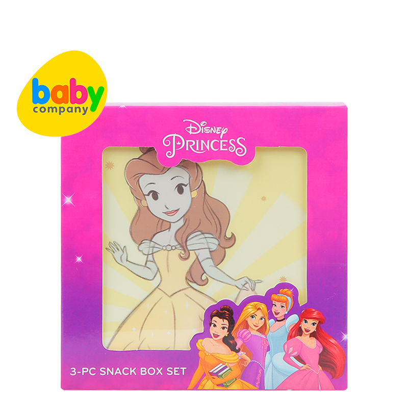 Disney Princess 3-Piece Snack Box Set - Belle