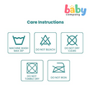 Nathan & Emma Burp Cloth - Baby Pink & White