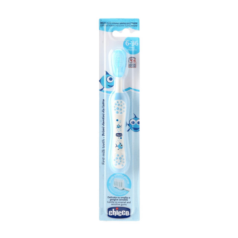 Chicco First Milk Teeth Toothbrush -Light Blue