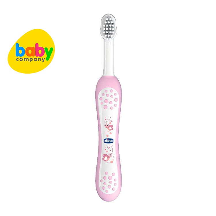 Chicco First Milk Teeth Toothbrush -Pink