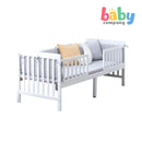 Barnmobler Brandt 6-in-1 Convertible Toddler Bed/Crib - White
