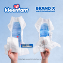 Kleenfant Diaper Pants - XXXL, 30 Pads + FREE 3 Packs of Baby Scent Wipes Bundle