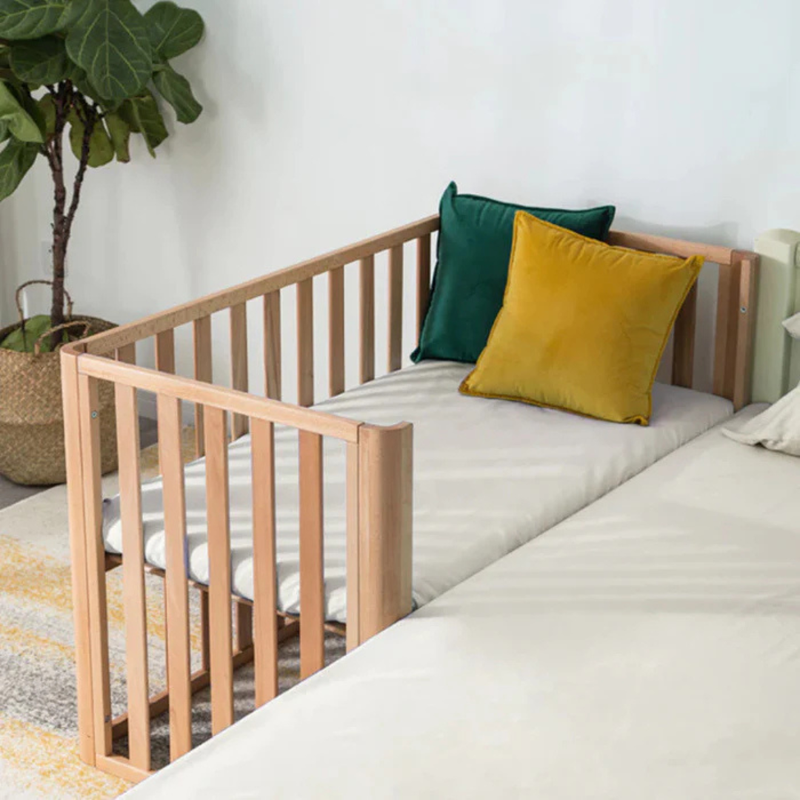 Barnmobler Hansel 5-in-1 Convertible Crib Natural - Wood