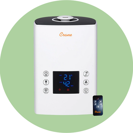 Crane Digital Warm and Cool Mist Humidifier with Ionizer