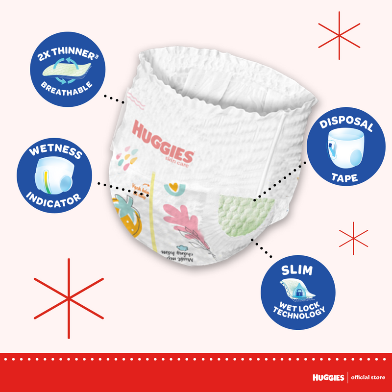 Huggies Skin Care Diaper Pants - XXL, 34 pcs x 2 packs