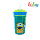 Nuby Snack n' Sip Soft Silicone Straw Cup 9oz/270 ml