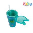 Nuby Snack n' Sip Soft Silicone Straw Cup 9oz/270 ml