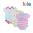 Mother’s Choice 3 Pack Short Sleeves Onesie Elephant