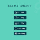 Rascals Diapers Tape Jumbo Pack - XL, 44 pads