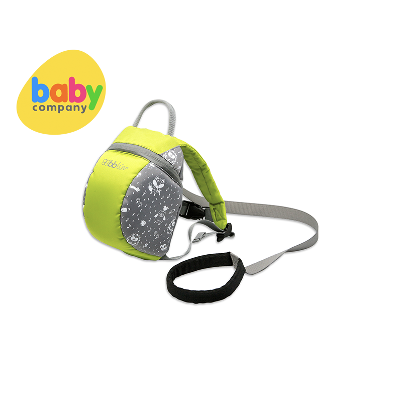 BBLUV Päk: Toddler Mini Backpack With Safety Reins - Lime