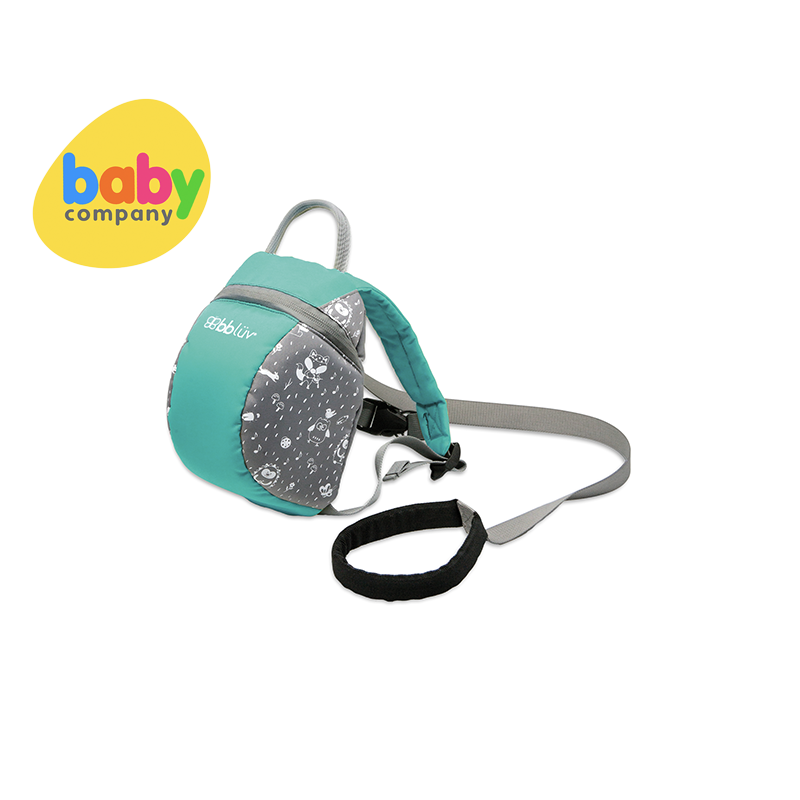 BBLUV Päk: Toddler Mini Backpack With Safety Reins - Aqua