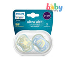 Philips Avent Ultra Air Pacifier 0-6m - Blue Sun & Rainbow