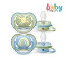Philips Avent Ultra Air Pacifier 0-6m - Blue Sun & Rainbow