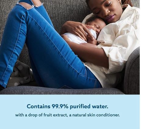 WaterWipes Mega Value Box Biodegradable - 60s, Pack of 12