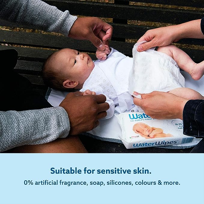 WaterWipes Mega Value Box Biodegradable - 60s, Pack of 12