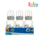 Coral Babies Regular Feeding Bottles with Silicone Nipple - 5oz, Pack of 3