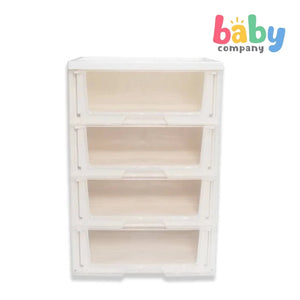 Uratex Home Plastic Storage Solution-White