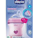 Chicco NaturalFeeling Baby Feeding Bottle 150ml - Pink