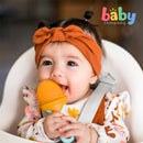 Boon Pulp Silicone Feeder - Blue & Mustard (Pack of 2)