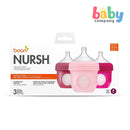 Boon 3-Pack Nursh Silicone Pouch Bottle 4oz/118ml - Pink Set
