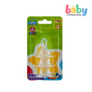 Sesame Beginnings 3-Pack Silicone Nipples - X-Cut Flow