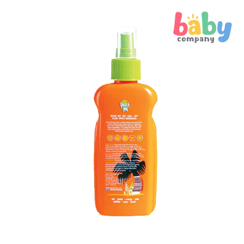 Beach Hut Kids SPF 100 Clear Spray 150ml