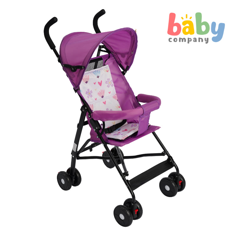 Baby Company Umbrella Stroller - Violet Polka