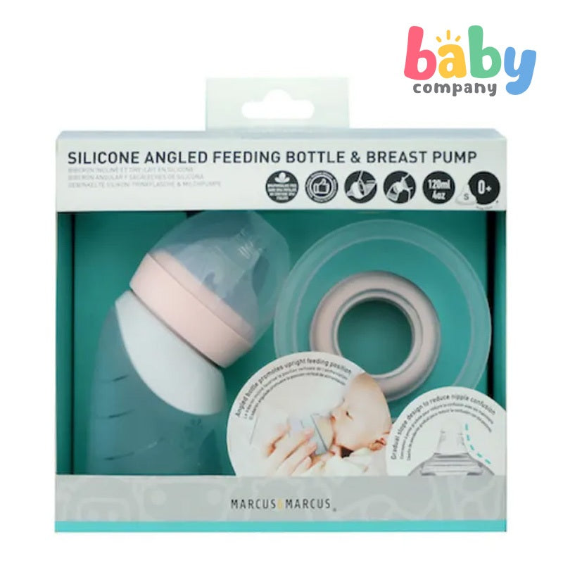 Marcus & Marcus Silicone Breast Pump & Feeding Set