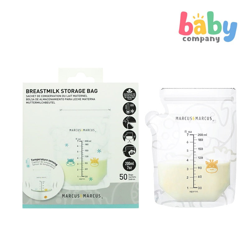 Marcus & Marcus Breastmilk Storage Bag (50Pcs/Pck)