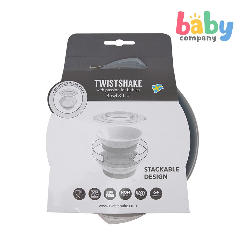 Twistshake Bowl 6+m - Pastel Grey