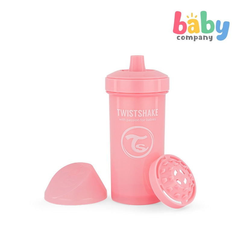 Twistshake Kid Cup 360ml 12+m - Pastel Pink