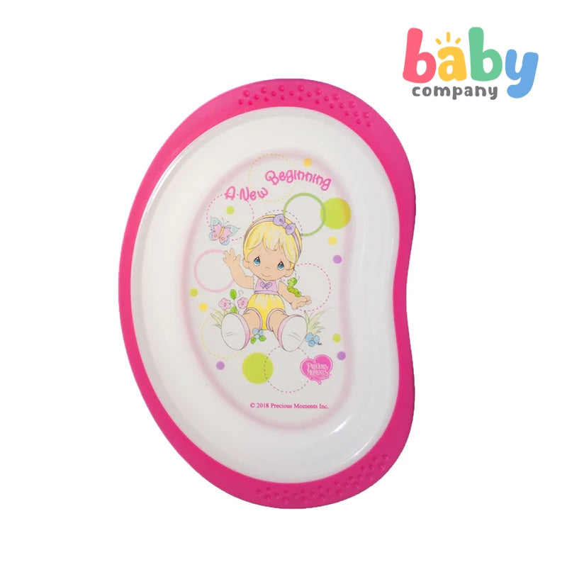 Precious Moments 2 Handle Cup with Flip Top Lid with Free Feeding Plate