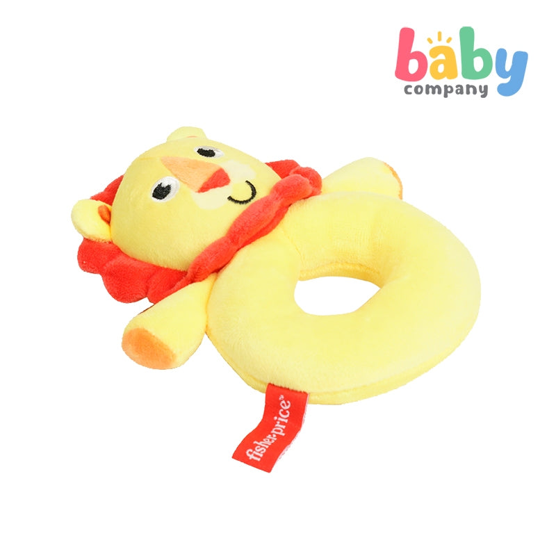 Fisher-Price Baby Rattle Plush Toy - Lion