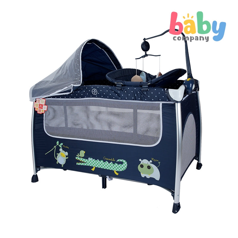 Akeeva Arlo Playpen Navy Blue