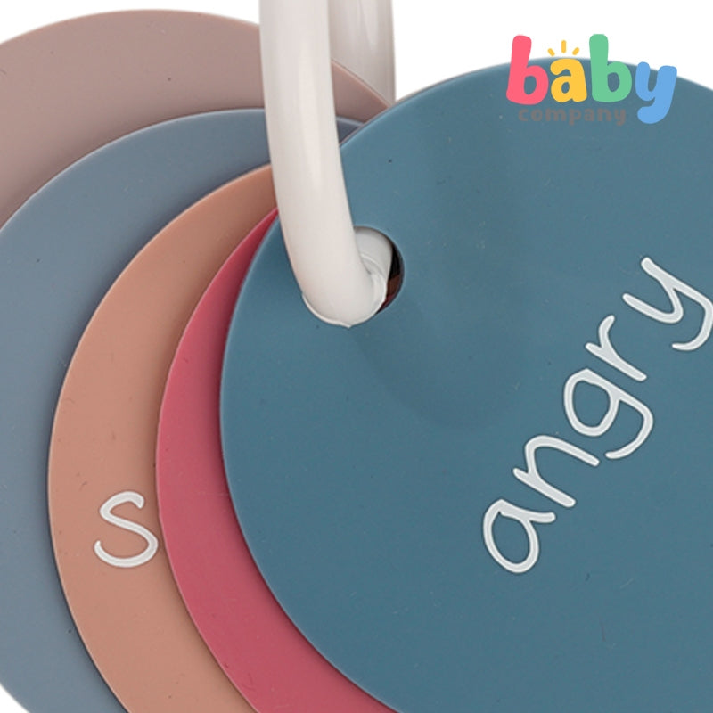 Playsmart Silicone Teething Flashcards - Emotions