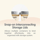 Hegen PCTO Breastmilk Storage Lid - Gray