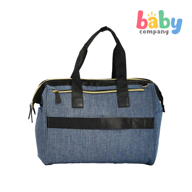 Baby Company Diaper and Travel Tote Bag with Diaper Changing Pad - Blue