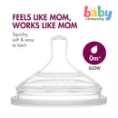 Boon Single 4oz/118ml Nursh Silicone Pouch Bottle - Coral