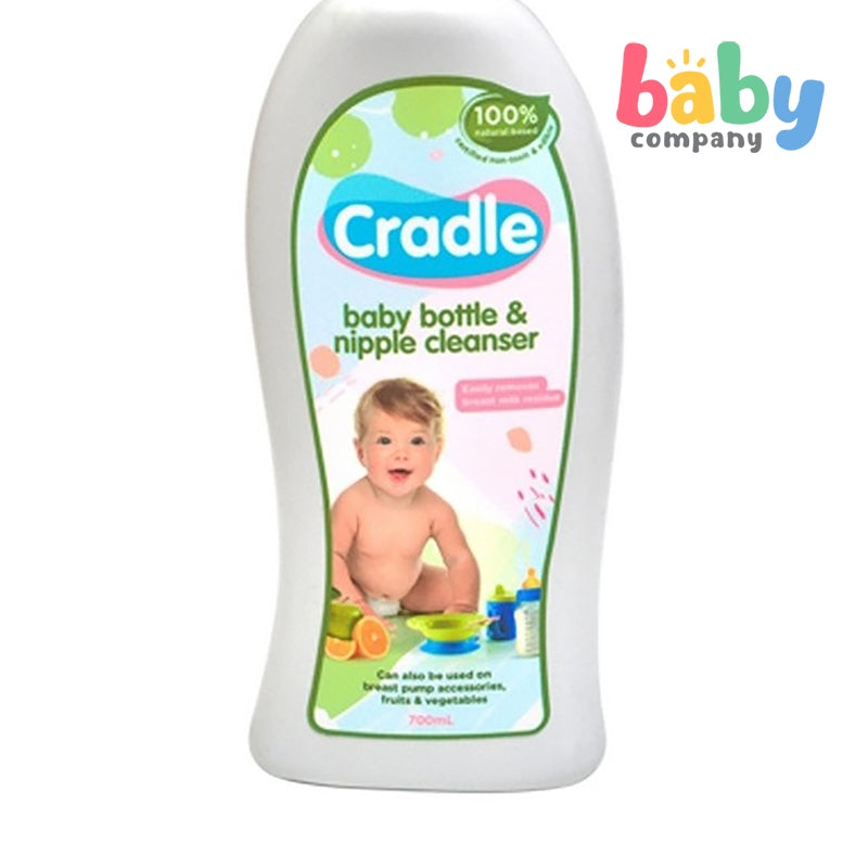 Cradle Natural Bottle & Nipple Cleanser 700mL Pump Bottle